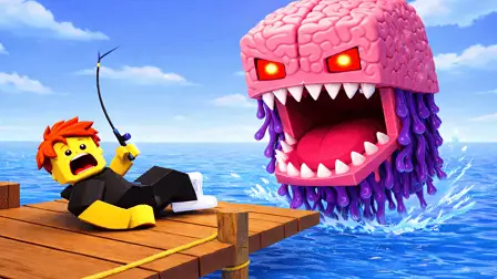 Secret Brainrot fishing gameplay screenshot Secret Brainrot fishing gameplay screenshot